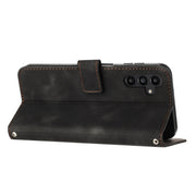 For Samsung Galaxy S25 / S24 5G Dream Triangle Leather Phone Case with Long Lanyard(Black)