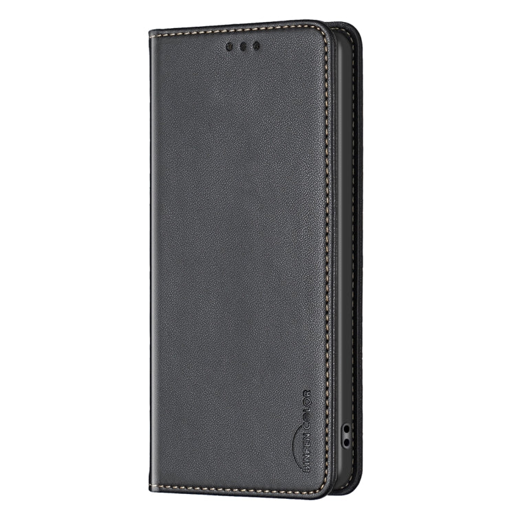 For Samsung Galaxy S25 Ultra 5G Magnetic Leather Phone Case(Black)