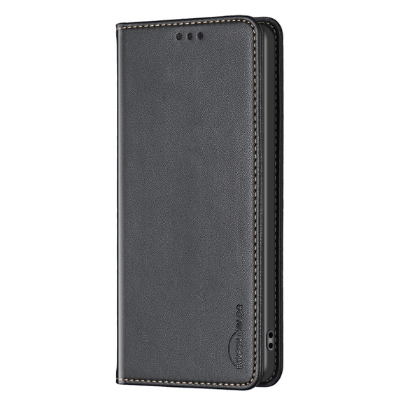 For Samsung Galaxy S25 Ultra 5G Magnetic Leather Phone Case(Black)