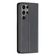 For Samsung Galaxy S25 Ultra 5G Magnetic Leather Phone Case(Black)