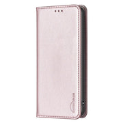 For Samsung Galaxy S25 Ultra 5G Magnetic Leather Phone Case(Gold)