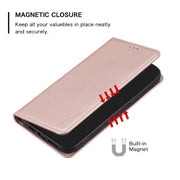 For Samsung Galaxy S25 Ultra 5G Magnetic Leather Phone Case(Gold)