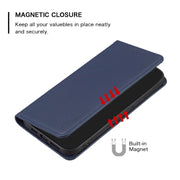 For Samsung Galaxy S25 Ultra 5G Magnetic Leather Phone Case(Blue)