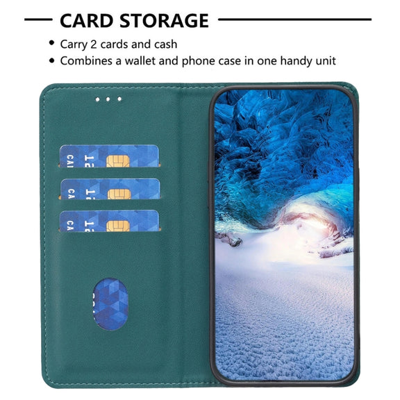 For Samsung Galaxy S25 Ultra 5G Magnetic Leather Phone Case(Green)