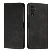 For Samsung Galaxy S25 / S24 5G Diamond Splicing Skin Feel Magnetic Leather Phone Case(Black)