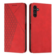 For Samsung Galaxy S25+ / S24+ 5G Diamond Splicing Skin Feel Magnetic Leather Phone Case(Red)