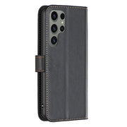 For Samsung Galaxy S25 Ultra 5G Magnetic Buckle Leather Phone Case(Black)