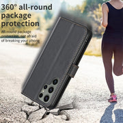 For Samsung Galaxy S25 Ultra 5G Magnetic Buckle Leather Phone Case(Black)
