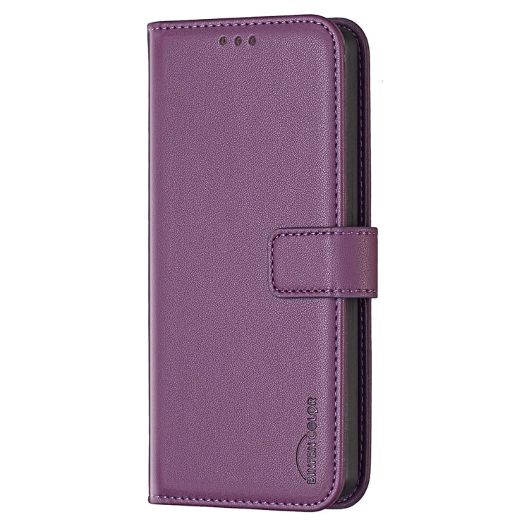 For Samsung Galaxy S25 Ultra 5G Magnetic Buckle Leather Phone Case(Purple)