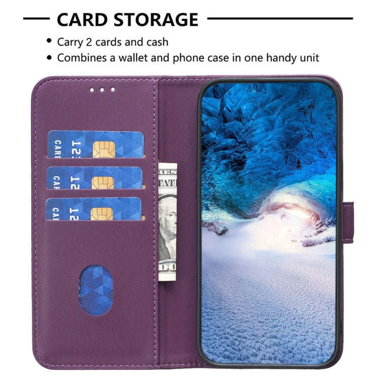 For Samsung Galaxy S25 Ultra 5G Magnetic Buckle Leather Phone Case(Purple)