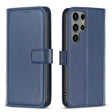 For Samsung Galaxy S25 Ultra 5G Magnetic Buckle Leather Phone Case(Blue) - Galaxy S25 Ultra 5G Cases by PMC Jewellery | Online Shopping South Africa | PMC Jewellery | Buy Now Pay Later Mobicred