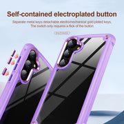 For Samsung Galaxy S25 5G TPU + PC Lens Protection Phone Case(Purple)