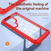 For Samsung Galaxy S25 Ultra 5G TPU + PC Lens Protection Phone Case(Red)