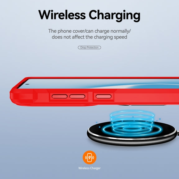 For Samsung Galaxy S25 Ultra 5G TPU + PC Lens Protection Phone Case(Red)