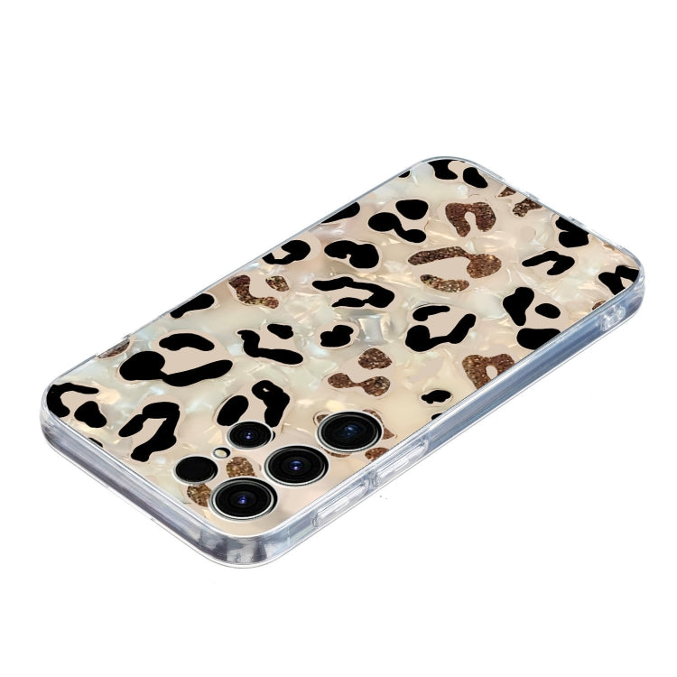 For Samsung Galaxy S25 Ultra 5G Colorful Painting Pattern TPU Phone Case(Leopard)