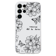 For Samsung Galaxy S25 Ultra 5G Colorful Painting Pattern TPU Phone Case(Butterfly Flower)