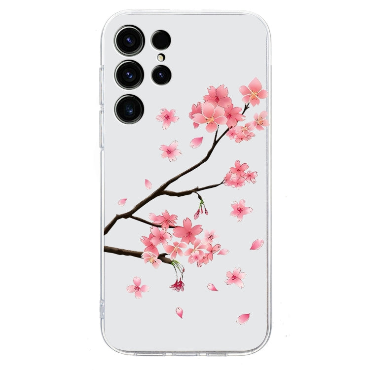 For Samsung Galaxy S25 Ultra 5G Colorful Painting Pattern TPU Phone Case(Plum Blossom)