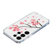 For Samsung Galaxy S25 Ultra 5G Colorful Painting Pattern TPU Phone Case(Plum Blossom)