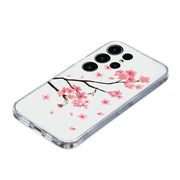 For Samsung Galaxy S25 Ultra 5G Colorful Painting Pattern TPU Phone Case(Plum Blossom)