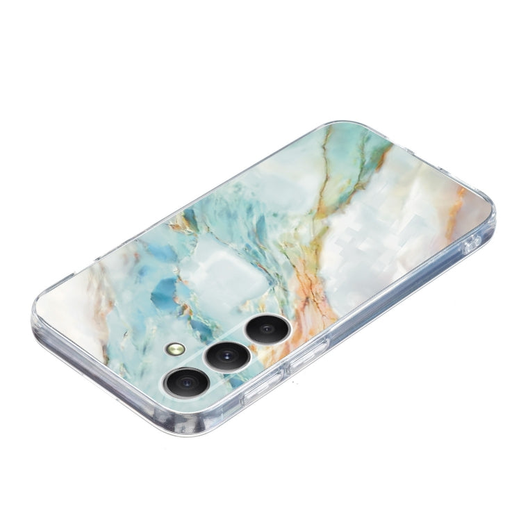 For Samsung Galaxy S25 FE 5G Colorful Painting Pattern TPU Phone Case(Marble)