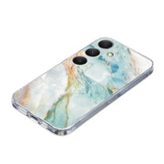 For Samsung Galaxy S25 FE 5G Colorful Painting Pattern TPU Phone Case(Marble)
