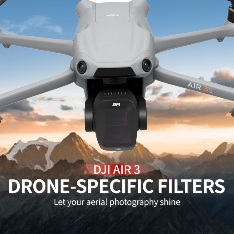 For DJI Air 3S JSR CB Series Drone Lens Filter, Filter:6 in 1 ND8-64 CPL STAR