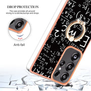 For Samsung Galaxy S25 Ultra 5G Electroplating Dual-side IMD Phone Case with Ring Holder(Equation)