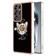 For Samsung Galaxy S25 Ultra 5G Electroplating Dual-side IMD Phone Case with Ring Holder(Natural Growth) - Galaxy S25 Ultra 5G Cases by PMC TechLife | Online Shopping South Africa | PMC TechLife | Buy Now Pay Later Mobicred