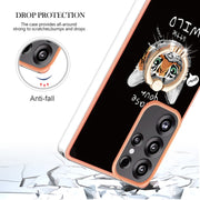For Samsung Galaxy S25 Ultra 5G Electroplating Dual-side IMD Phone Case with Ring Holder(Natural Growth)