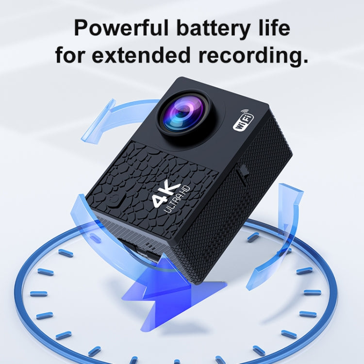 I5-360 2.0 inch IPS HD Screen Wide Angle 4K Action Camera, Specification:without Remote Control