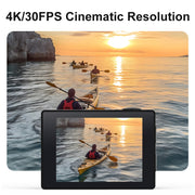 I5-360 2.0 inch IPS HD Screen Wide Angle 4K Action Camera, Specification:without Remote Control
