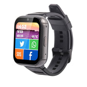 UNIWA DM66 4G Calling Smart Watch, 2GB+16GB, 1.99 inch IPS Screen Android 9.0 Support WiFi GPS(Black)