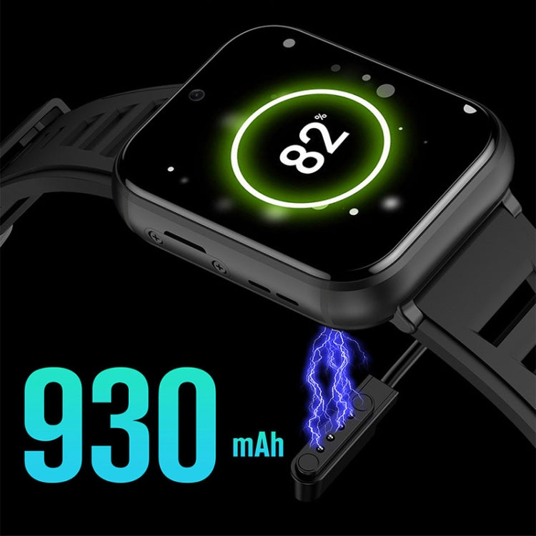 UNIWA DM66 4G Calling Smart Watch, 4GB+64GB, 1.99 inch IPS Screen Android 9.0 Support WiFi GPS(Silver)