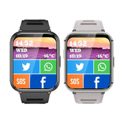 UNIWA DM66 4G Calling Smart Watch, 4GB+64GB, 1.99 inch IPS Screen Android 9.0 Support WiFi GPS(Silver)