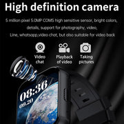 UNIWA DM66 4G Calling Smart Watch, 4GB+64GB, 1.99 inch IPS Screen Android 9.0 Support WiFi GPS(Silver)