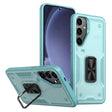 For Samsung Galaxy S25 5G Ring Holder PC Hybrid TPU Phone Case(Blue) - free shipping - PMC Jewellery - Order now!