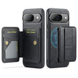 For Google Pixel 9 / 9 Pro Fierre Shann Cowhide Horizontal Flip Magnetic Card Holder Phone Case(Black) - free shipping - PMC TechLife - Order now!