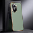 For Honor 300 Genuine Leather PC Phone Case(Green) - Honor Cases by PMC TechLife | Online Shopping South Africa | PMC TechLife | Buy Now Pay Later Mobicred