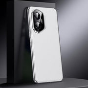 For Honor 300 Genuine Leather PC Phone Case(White)