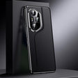 For Honor 300 Pro Genuine Leather PC Phone Case(Black) - Honor Cases by PMC TechLife | Online Shopping South Africa | PMC TechLife | Buy Now Pay Later Mobicred