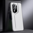 For Honor 300 Pro Genuine Leather PC Phone Case(White) - Honor Cases by PMC TechLife | Online Shopping South Africa | PMC TechLife | Buy Now Pay Later Mobicred