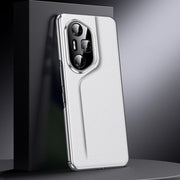 For Honor 300 Pro Genuine Leather PC Phone Case(White)