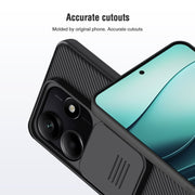 For Redmi Note 14 5G NILLKIN Black Mirror Series Camshield PC Phone Case(Black)