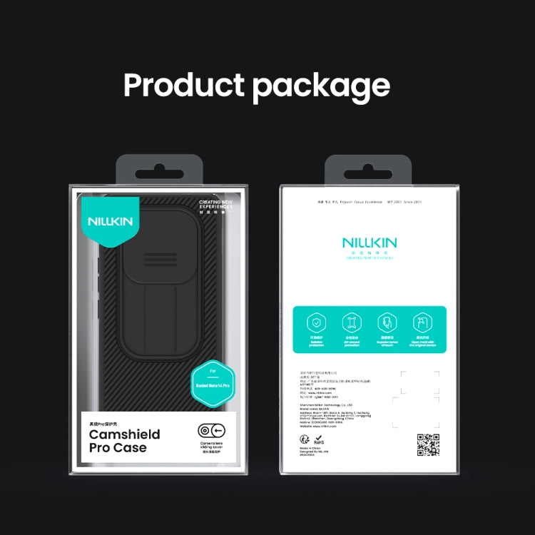For Redmi Note 14 Pro 5G NILLKIN CamShield Pro PC Phone Case(Blue)