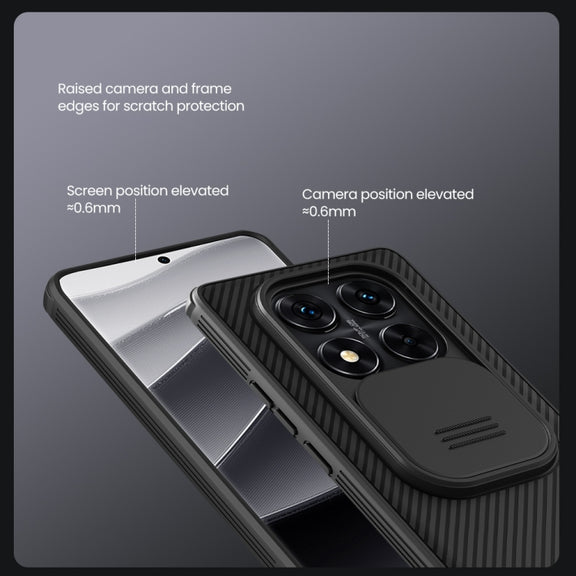 For Redmi Note 14 Pro 5G NILLKIN CamShield Pro PC Phone Case(Black)