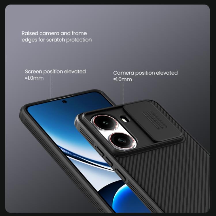 For Redmi Turbo 4 NILLKIN CamShield Pro PC Phone Case(Blue)
