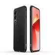 For Meizu 21 Aurora Series Lens Protector + Metal Frame Phone Case(Black Silver) - Meizu by PMC TechLife | Online Shopping South Africa | PMC TechLife | Buy Now Pay Later Mobicred