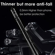 For iPhone 16 Pro R-JUST RJ-17 Shockproof Armor Hollow Metal Phone Case(Black)