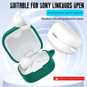 For Sony linkBuds Open Headset Silicone Protective Case(Green)