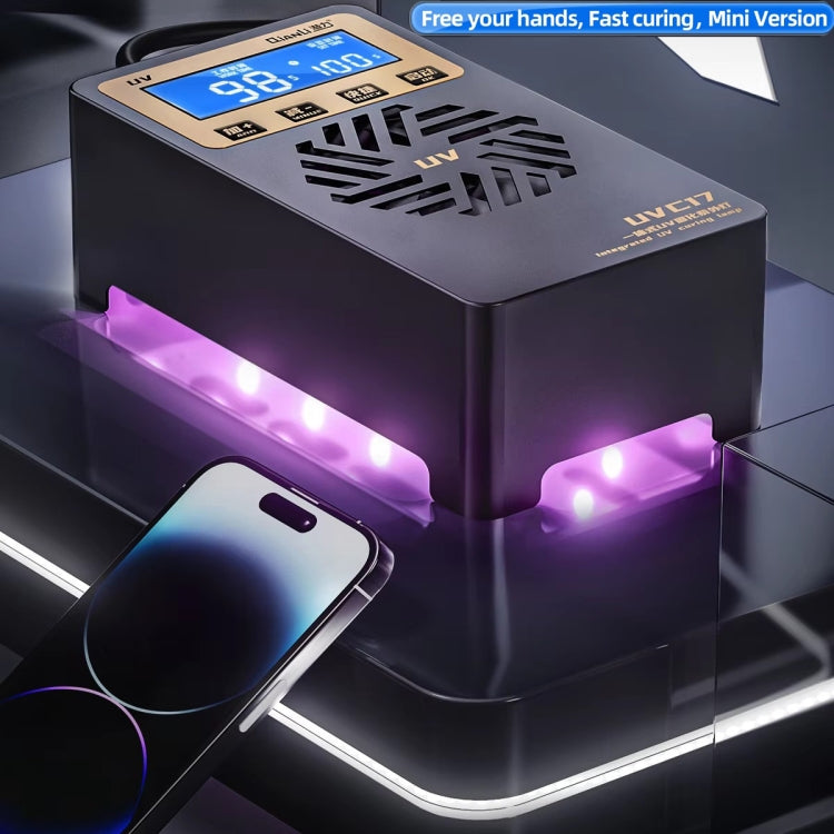 Qianli UVC17 7 inch Integrated UV Curing Lamp with Timing Function, Plug:US Plug